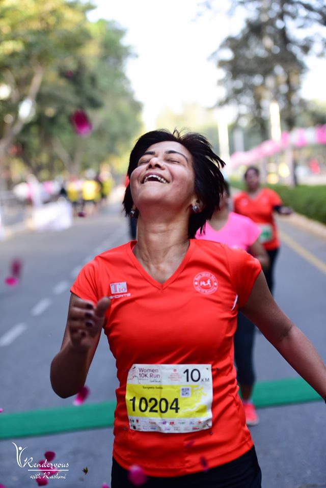 Sangeeta Saikia. Running During Covid-19. Wellthyfit.com